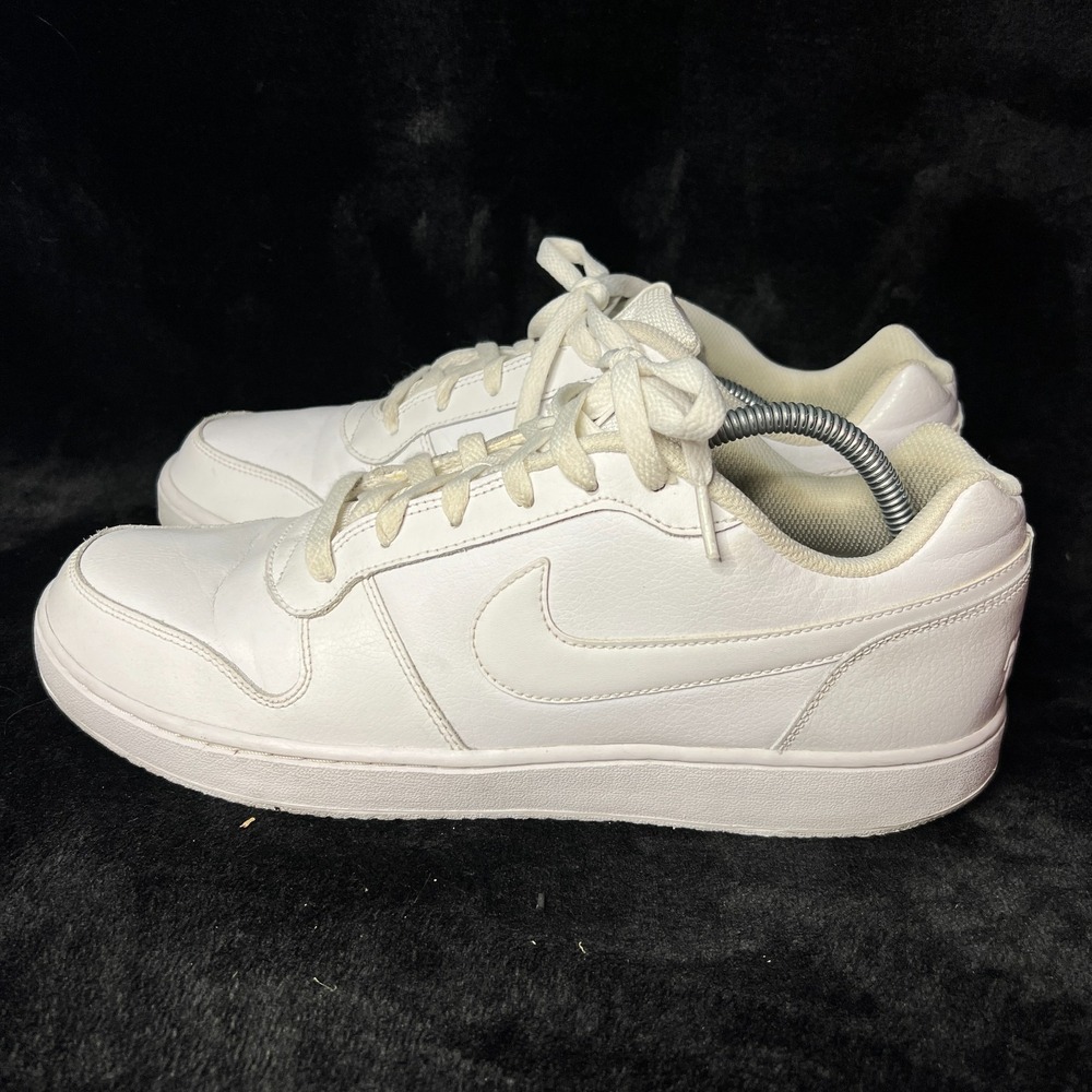 Nike Ebernon Low AQ1775-100 Men's 12 Athletic Shoes Cloud White Leather Sneakers